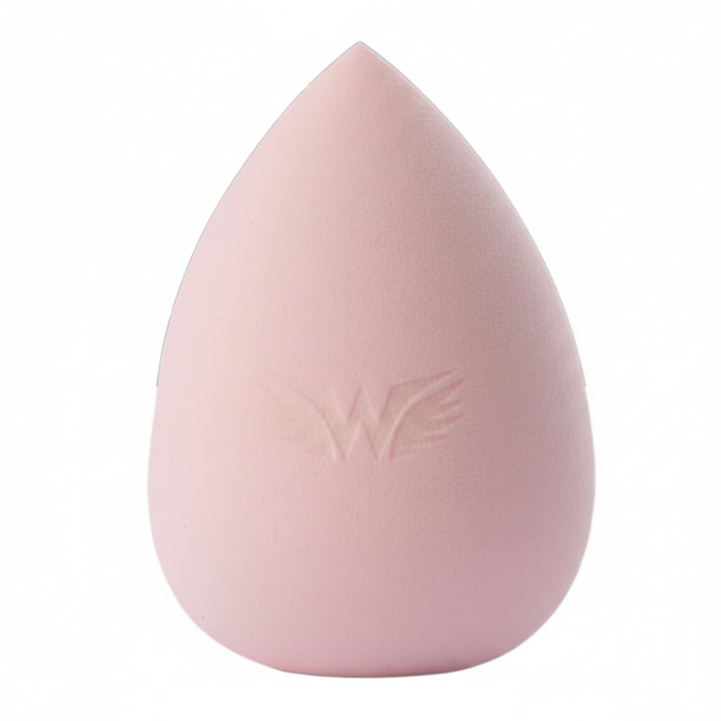 WHITE BIRD || Large Oval Beauty Blender Makeup Sponge for Smooth Full Face Coverage-image-25