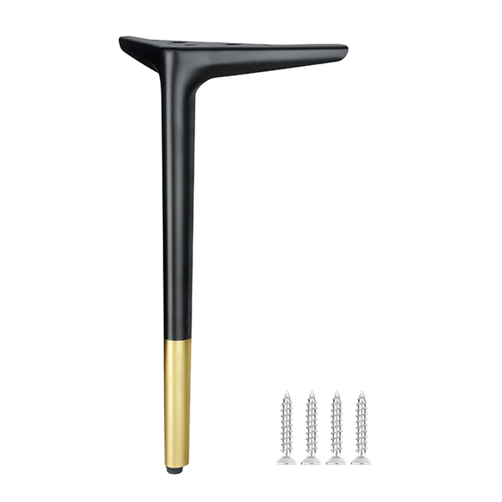 HYQOUKLR Adjustable Furniture Legs, Metal Furniture Legs Adjustable Leveling Feet Triangular Multicolor 35-45cm(Gold,40cm)