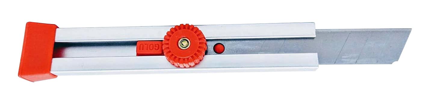 Magicwand GOLU Heavy Duty Aluminum Body Unbreakable Knife Cutter with Extra Blade 18 mm【Pack of 1 Cutter】 (B0BXHFZT3S) Amazon Price History, Amazon Price Tracker