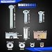 Universal Fifth Wheel Hardware Installtion Kit for Rails and Brackets, Universal 5th Wheel Hardware Replacement Part Replace# 16111