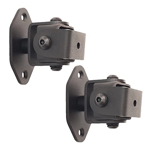 SAFWE® SM032 Wall Bracket Ceiling Mount Stand | Universal Steel Mount for Hi End Satellite Small Bookshelf Speakers | Ideal for Home Theater & Surround Sound Dolby Atmos (Set of 2)