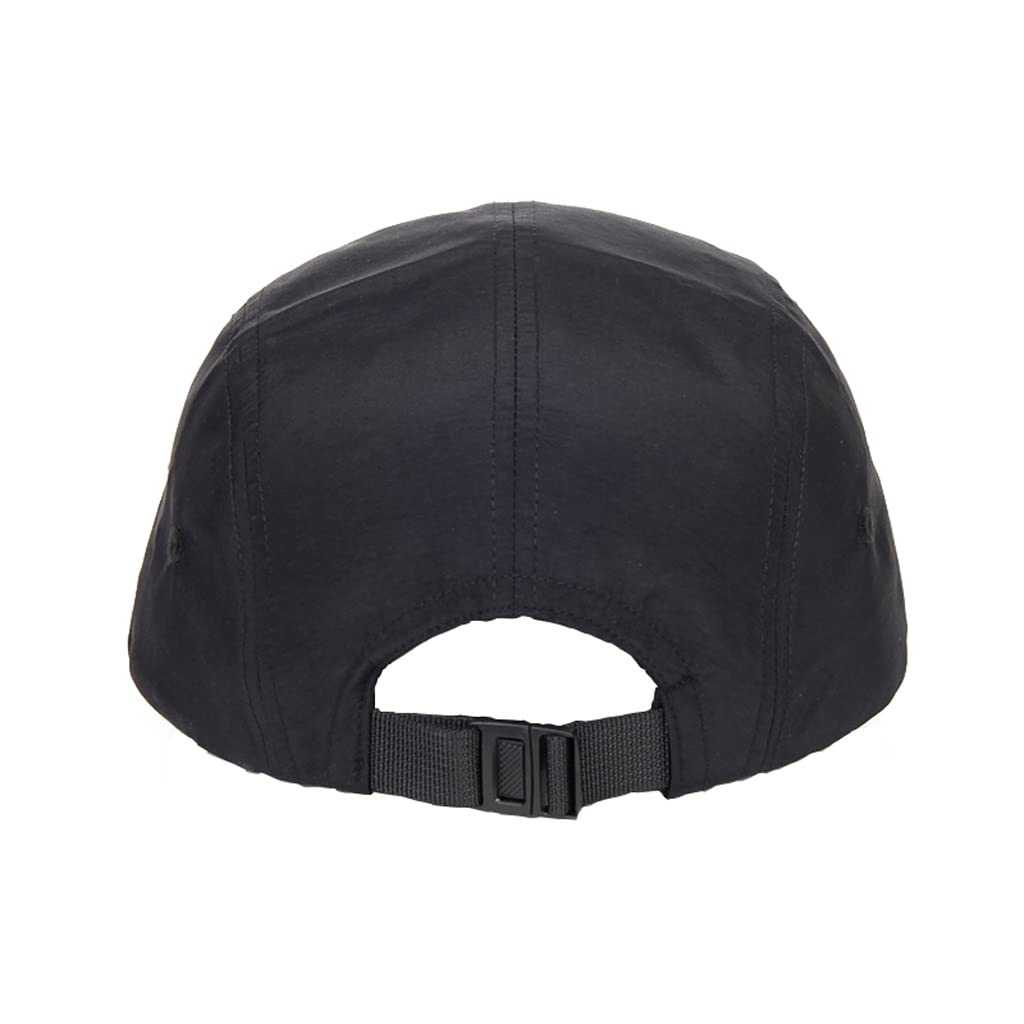 Berretto da Uomo 5 Pannello Unisex Colori Solidi Piatti Brim Nylon Quick Dry Baseball Gorros Women Outdoor Impermeabile Hip Hop Hat(C)