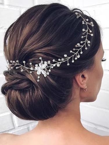 Asooll Bride �E�F�f�B���O �w�A �� �V���o�[ ���C���X�g�[�� �w�b�h�s�[�X �N���X�^�� �w�A�A�N�Z�T���[ �����p