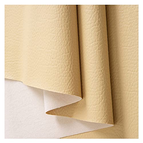 Tissus en similicuir pour décoration intérieure rouleau simili cuir crème 1.4X5m DIY