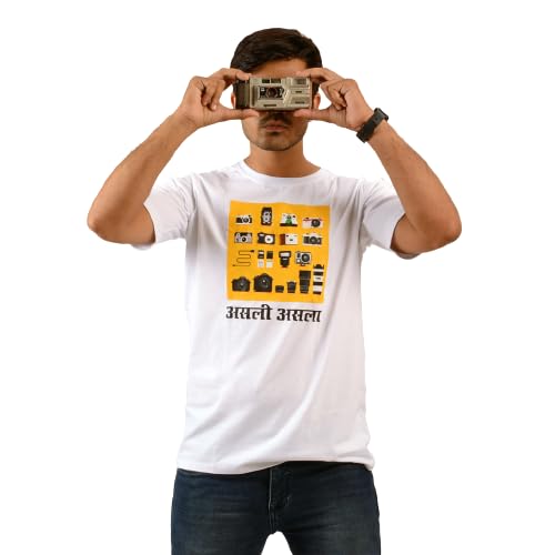 THE WITTY WOLFUnisex Asli Asla Round Neck Casual T-Shirt