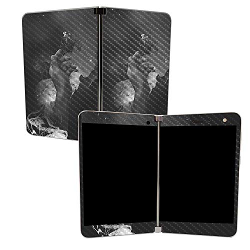 Image of MIGHTY SKINS MightySkins Carbon Fiber Skin for Microsoft Surface Duo - Letting Go | Protective, Durable Textured Carbon Fiber Finish | Easy to Apply, Remove, and Change Styles | Made in The USA