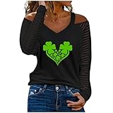 Photo Gallery huifuao maglietta da donna per il giorno di san patrizio lucky clover da donna camicia per il giorno di san patrizio con spalle scoperte verde irlandese top da donna camicie per il giorno di san Photo Gallery huifuao maglietta da donna per il giorno di san patrizio lucky clover da donna camicia per il giorno di san patrizio con spalle scoperte verde irlandese top da donna camicie per il giorno di san