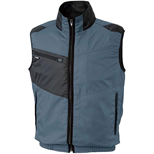 Amazon.co.jp: サンエス(SUN-S) 空調風神服 ベスト KU95990 グレー M