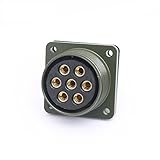 KKCZOFMJ MS5015 MS3102A-24-10S 7Pin 7P US-Militärstandard-Luftfahrt-Steckverbinder