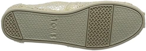 TOMS Women's Espadrille Wedge Sandal, Beige Natural Moroccan Crochet 101, 10.5 US | Image 3