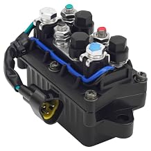 Starter Solenoid Relay 61A-81950-01-00 61A-81950-00-00 Compatible with Yamaha Outboard Motors F-25 F-40 F-50 F-60 F-75 F-90 F-150 F-225 F-250 HP