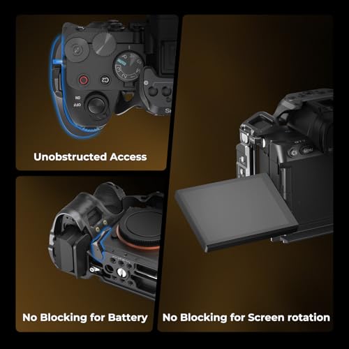 Image of SmallRig A7 V / A7R V / A7 IV Rhinoceros Cage for Sony Alpha 7 V /Alpha 7R V /Alpha 7 IV /Alpha 7S III /Alpha 7R IV, New Sleek & Streamlined Design 6029 | for Sony Alpha 7 V / Alpha 7R V / Alpha 7 IV / Alpha 7S III / Alpha 7R IV, New Sleek & Streamlined Design
