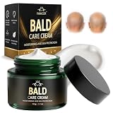 50ml Crema calvizie nutriente, Crema Testa Rasata Uomo, Balsamo Dopobarba Uomo, Previene la Secchezza del Cuoio Capelluto, Idratante e Nutriente, Non Grassa, per Cuoio Capelluto Calvo