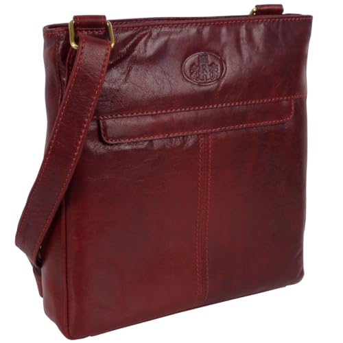 Bolso bandolera de piel Supatra Range de diseño clásico y funcional