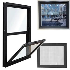 YVYKFZD Aluminium Schiebefenster 27x28in/69x71cm