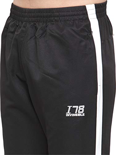Image of Invincible Men's Athleisure Gym Wear Running Workout Training Fitted Track Pants