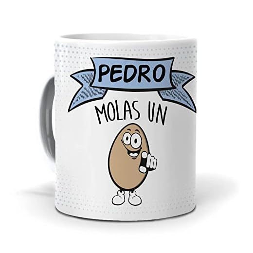 Taza Pedro, molas un Huevo