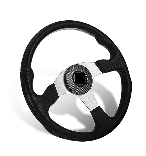 Windzerdong Boat Steering Wheel 340mm/13.5 inch Helm Center Console Replacement Part Accessories