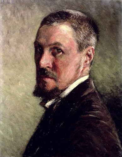 Impression toile Autoportrait Gustave Caillebotte 60x90cm