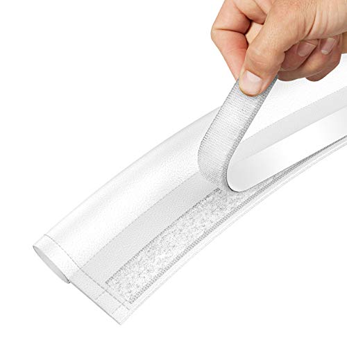 Mcdils Under Door Draft Blocker White - Door Draft Stopper 32 To 38 Inches - Weatherproofing Door Seal Strip - Draft Stopper For Bottom Of Door - Noice Reduction Sound Proof Door Draft Blocker White #TOP3