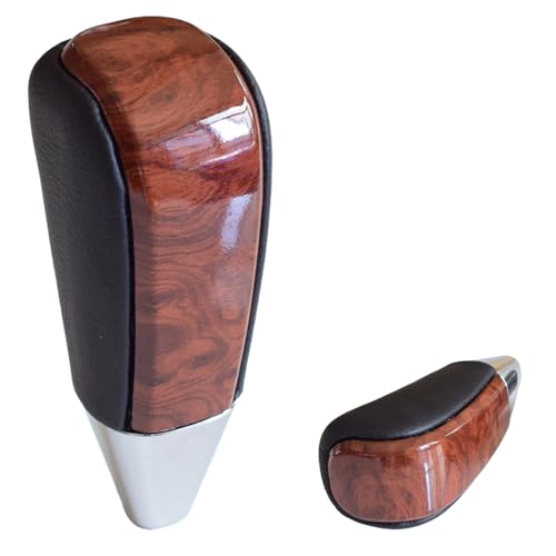 Kakulkomen Automatic Leather Wood Gear Shift Knob for Toyota Land Cruiser 200 FJ20 2008-2017 (Brown) by Kakulkomen - Used condition - US$13.68