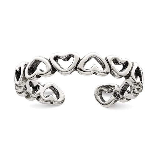 Bague d'orteil cœur en argent pour sublimer vos sandales d'été