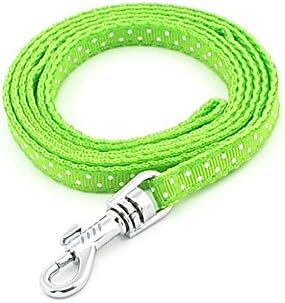 SMALLLEE_LUCKY_STORE Pet Cat Harness and Lead Leash Set Polka Dots Collar Chest Strap Adjustable Escape Proof Walking Training for Kitten Puppy Rabbit,Green - Image 4