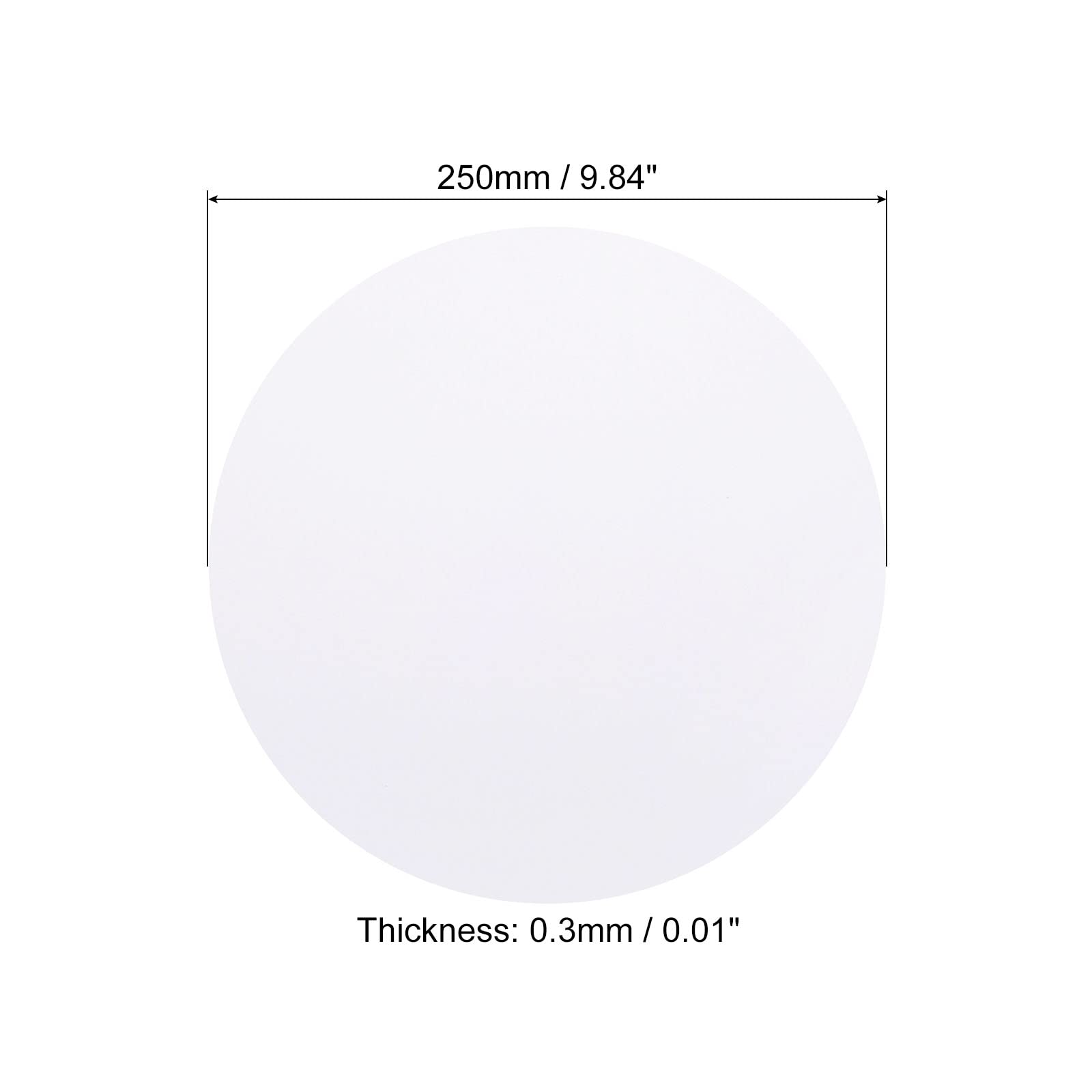 PATIKIL 9.8-inch Round Cardboard Paper - Image 2