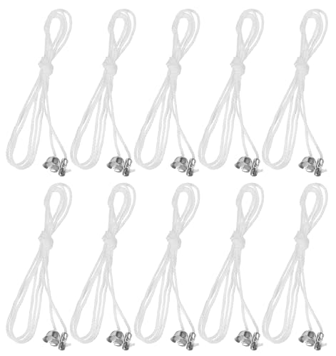 10 Pack Pull String Light Fixture, Pull Chain Extender with