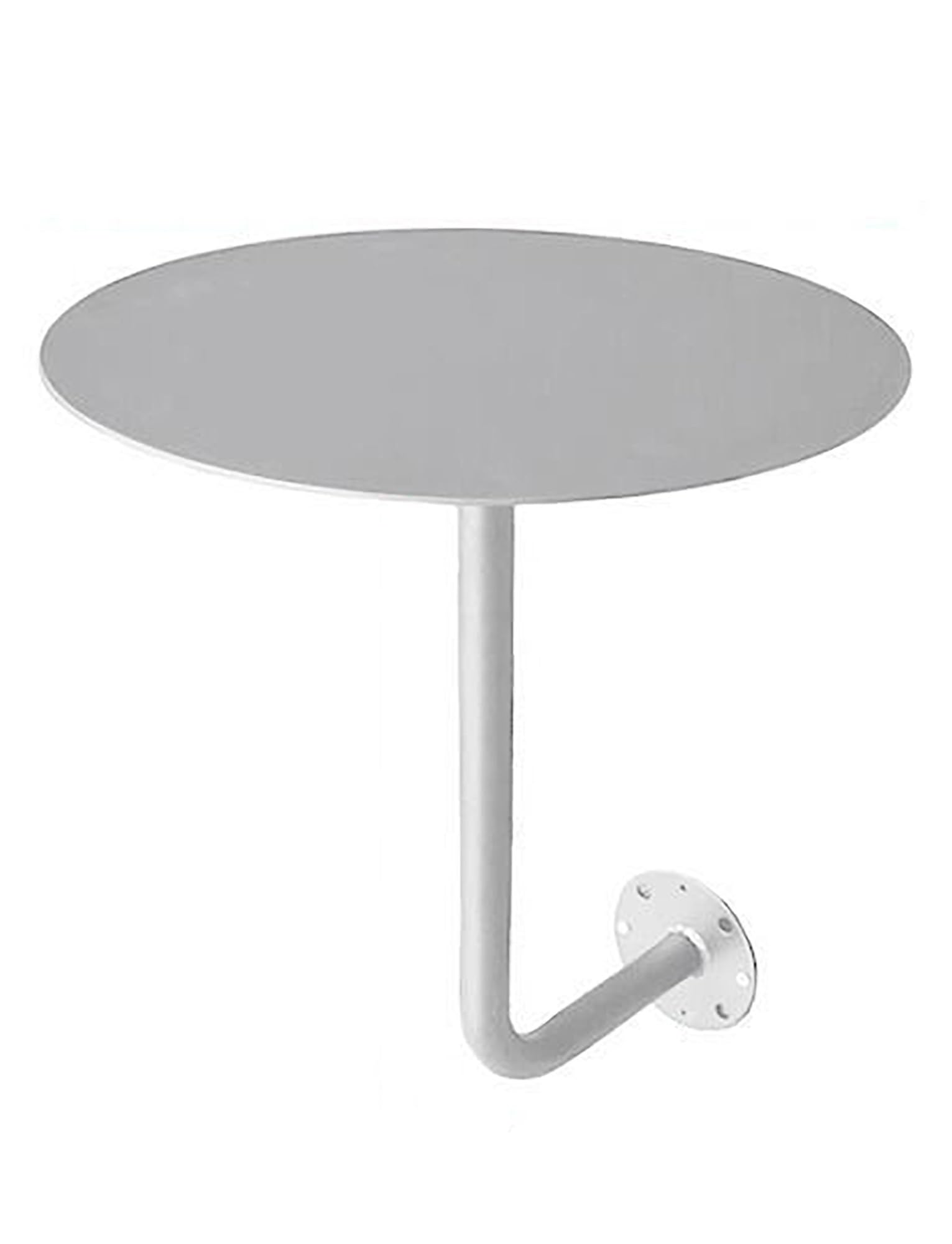 Tavolo da Parete, Banco a L per Bar, Tavolino Angolare Piccolo per Caffè | Tavolo da Parete, Scrivania Galleggiante Salvaspazio, Solido per Uso Commerciale al Bar(Milk,40cm/15.7in)