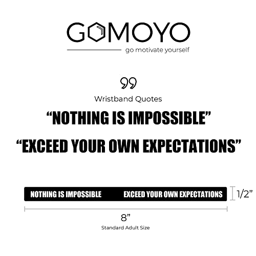 Image of Nothing is Impossible, Exceed Your Own Expectations Motivational Silicone Wristbands, Rubberband Bracelets for Fitness, Workouts, Exercise, Basketball, Lifting, Team Sports