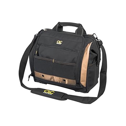 Custom Leathercraft1537 Multi-Compartment Tool Carrier, 30 Pocket, 13 In. Cover