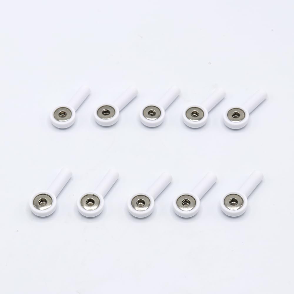 Skmeditec Adattatore Elettrodi banana da 10 pezzi con connessione universale da 4,0 mm per adulti/pediatrici, sostituzione per 900178-003