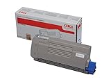 Oki 44318607 fabricante original tóner Cyan