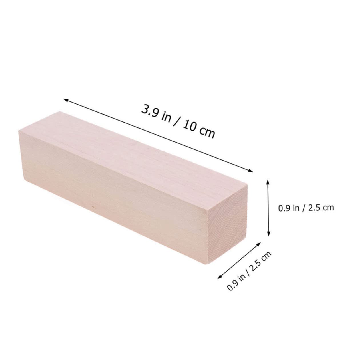 Veemoon 8 Pezzi Blocchi di Legno Naturale per Artigianato Fai da Te di Tavole in Legno Non Trattato per Intaglio e Progetti Creativi Dimensioni Miste Superficie Liscia e Sicura per Adulti