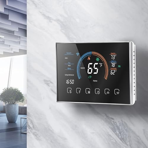 Thermostat programmable écran couleur pour stopper le gaspillage d'énergie - 5