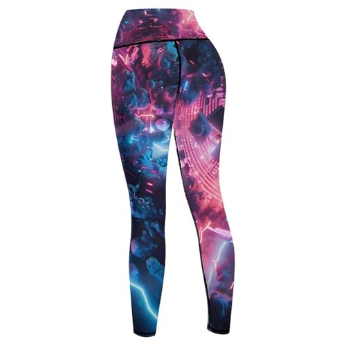 Electric Bitcoin Women's Yoga Pants High Waisted Leggings Casual Sweatpants Joggers Pants for Gym Workout - Image 6