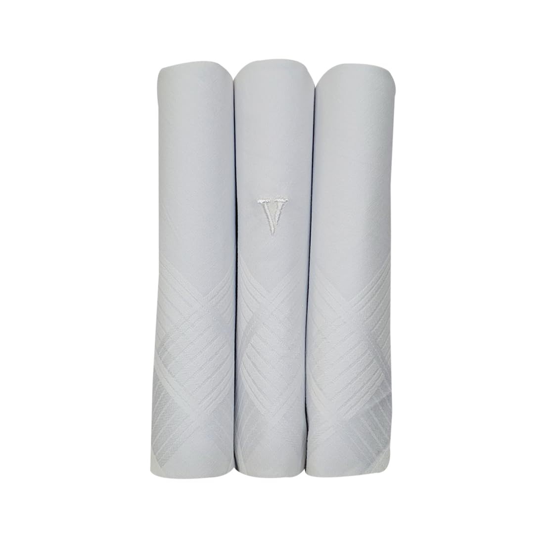 van heusen Men's Cotton White Handkerchief (Pack Of 3) White-picture-30