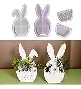 17 Stück Silikonformen Ostern - Häuser, Bäume, Kaninchen