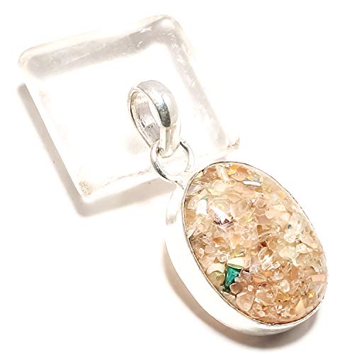 Pendentif opale africaine argent 925 fait main SF-2346 prestige