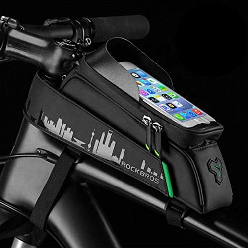 Miniatura 4 de ROCKBROS Accesorios de bicicleta Bolsa de soporte para teléfono con almacenamiento Soporte impermeable para teléfono para bicicleta Specialized Bike