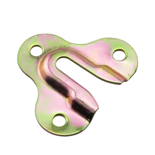 Image of TAODAN 10PCS Connector Hooks Heavy Type Keyhole Hat Hooks 2X 1.7 inches Wooden Wall Plate with Single Hole for Hanging Plaques Picture Frame Picture Frame Clothes Hanger Mug Hanger