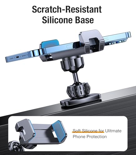 Image of Gym Magnetic Phone Holder【Strong Magnets】Magnetic Phone Holder for Gym Record Attach to Metal Surface,Magnetic Phone Mount for Gym Accessories for Men Women Compatible with All Smartphones 4.7-7 inchBlack