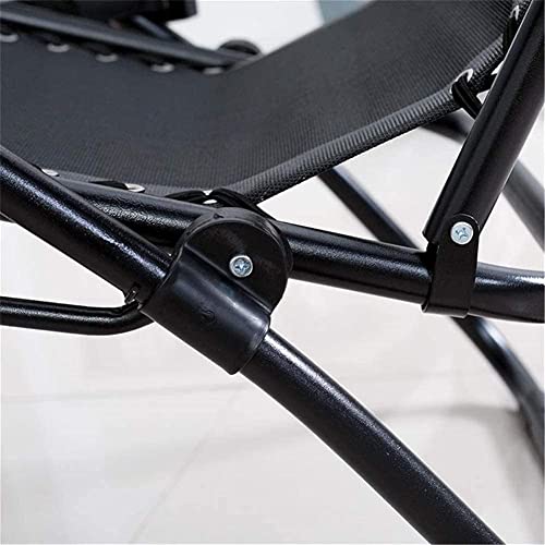 Chaises inclinables pliantes réglables avec structure renforcée 112x92x50cm