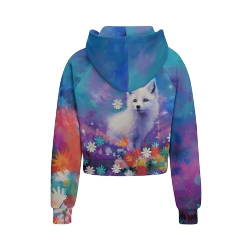 Hoodies for Teen Girls Graphic Sweatshirts for Kids Zip Up Pullover Cute Clothes Falll Jackets with Pockets 5-142
