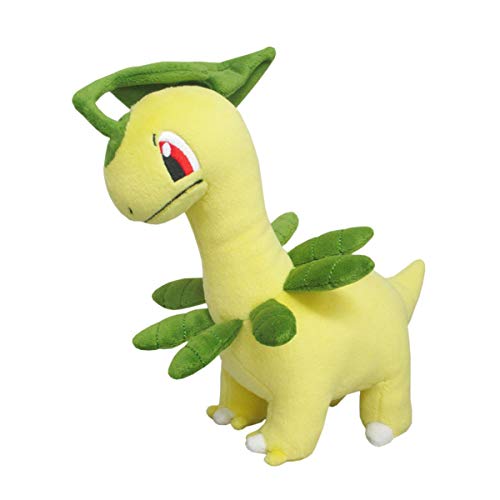 Sanei Boeki Pokemon All Star Collection Bayleef Macronium Lorblatt PP169 (S) Plush Toy Peluche (Height 7.87 inches)