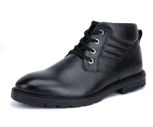 Image of LOUIS STITCH Italian Leather Chukka Boot For Men | Handcrafted | High Ankle Mens Boot | Hiking and Biking Boot (BT-WBNDCK)