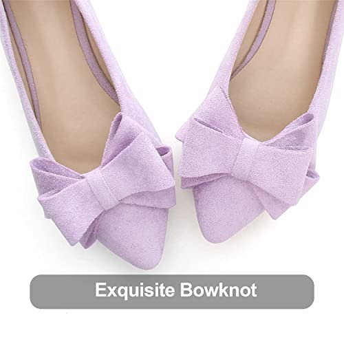 Hee grand Flat Shoes for Women Crystals Bowknot Pointed Toe Ballet Flats Comfortable Office Shoes Fashion Dress Shoes2