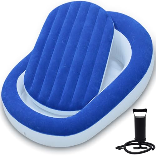 Inflatable Toddler Travel Bed, Kids Air Mattress, Toddler Air Mattress, Portable Toddler Bed, Blow Up Toddler Bed Travel, Portable Kids Bed for Camping Traveling Home