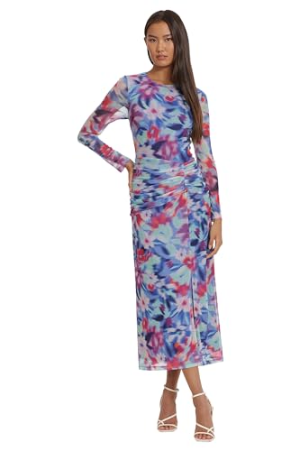 Donna Morgan Women's Easy Body with Ruched Waist Detail Day Event Occasion Night Out Guest of